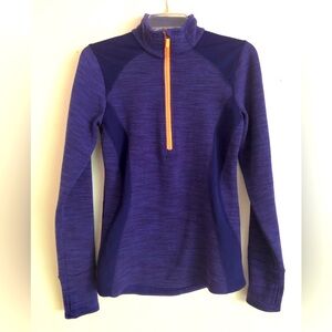 Avalanche half zip fleece purple